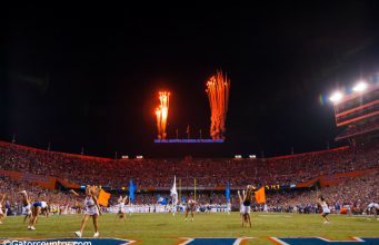 Florida Gators Fireworks In the Swamp Ben Hill Griffin Stadium-Florida Gators Football-Florida Gators Recruiting-1280x852