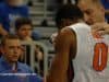 Kasey Hill leaves court with nose injury versus WVU-Florida Gators basketball