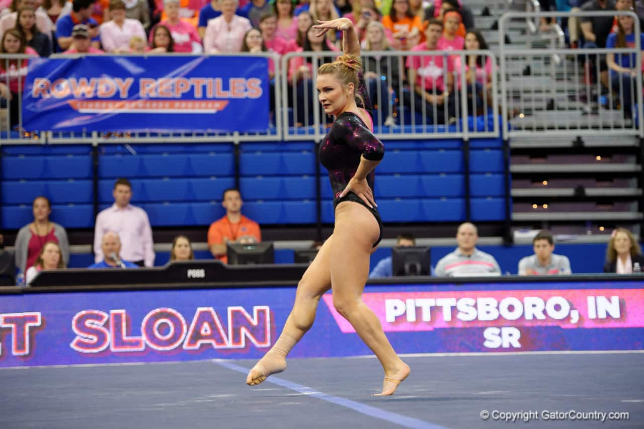 Bridget Sloan And The Florida Gators Gymnastics Team Wins 5561