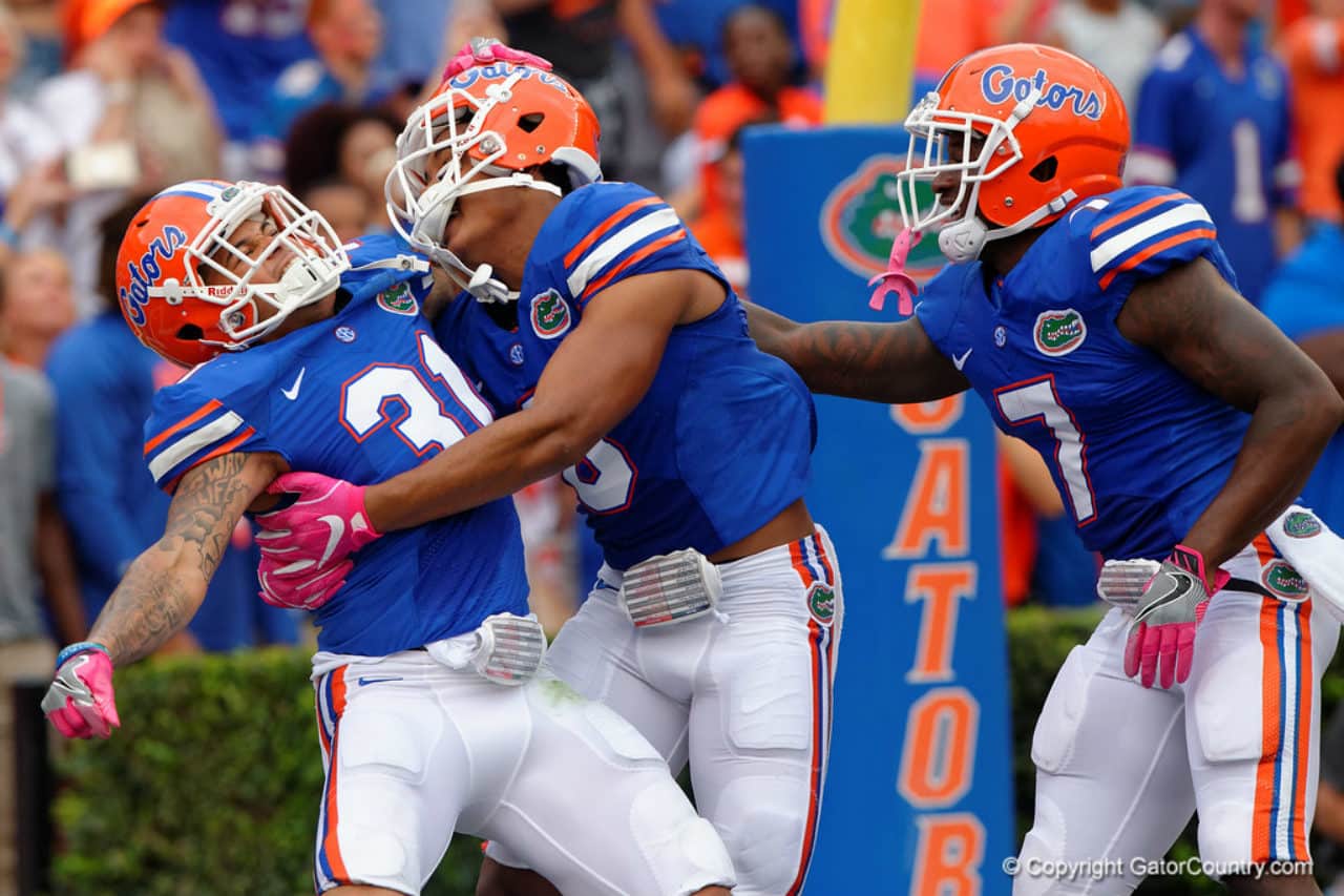 Teez Tabor out of Florida is a DB with a looming presence