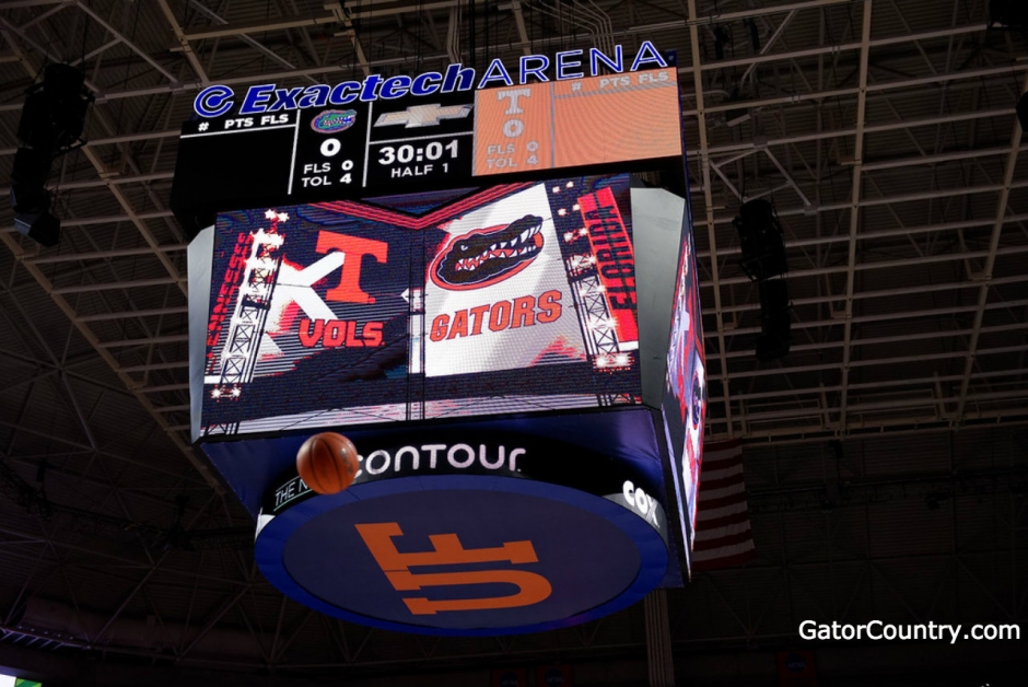 Florida Gators basketball photo gallery for Tennessee game