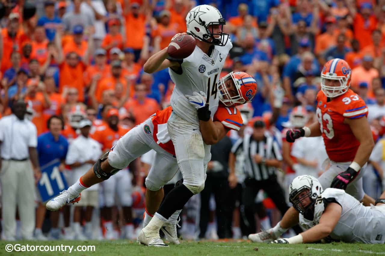 University of Florida senior defensive end Jordan Sherit earns one of ...