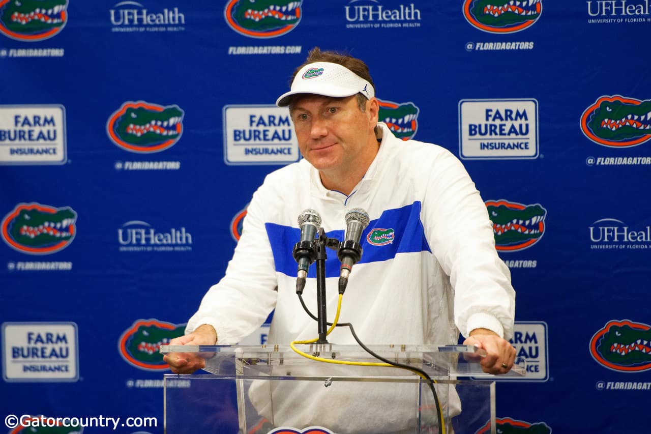 Dan Mullen is doing a lot with a little, given Florida roster thinness |  