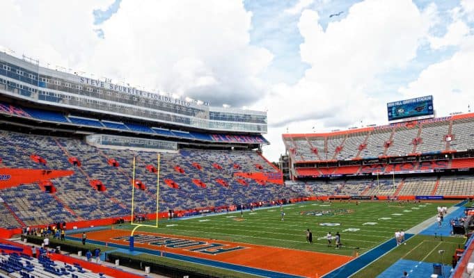 The Swamp before the Florida Gators took on the Alabama Crimson Tide-1280x853