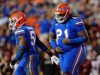 Florida Gators defensive lineman Desmond Watson recovers a fumble against South Carolina- 1280x853