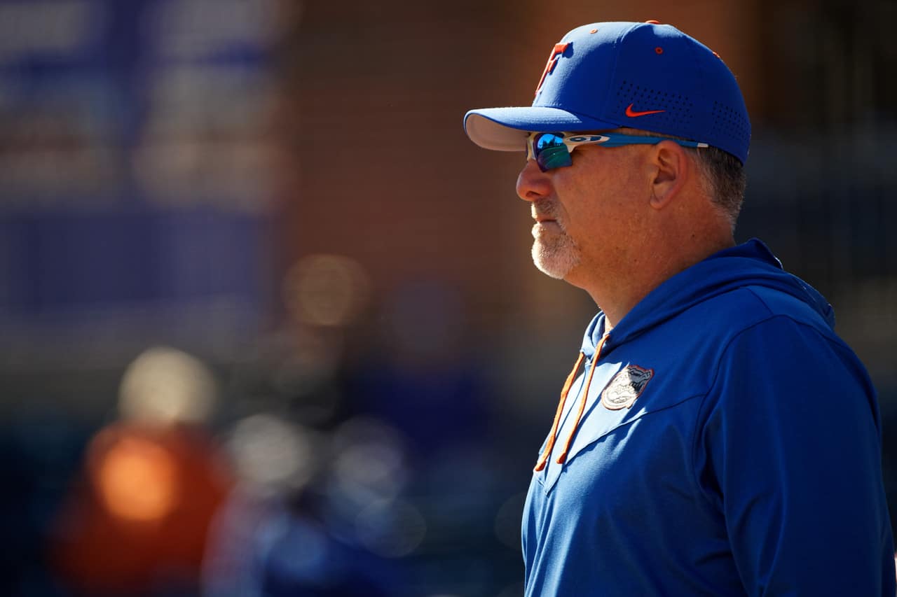 Florida Gators Softball Opens 2024 Season On Friday GatorCountry Com   Florida Gators Softball Head Coach Tim Walton University Of Florida Gators Softball Vs Bowling Green 152 