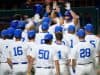 Florida Gators outfielder Wyatt Langford hits a home run against Miami- 1280x853