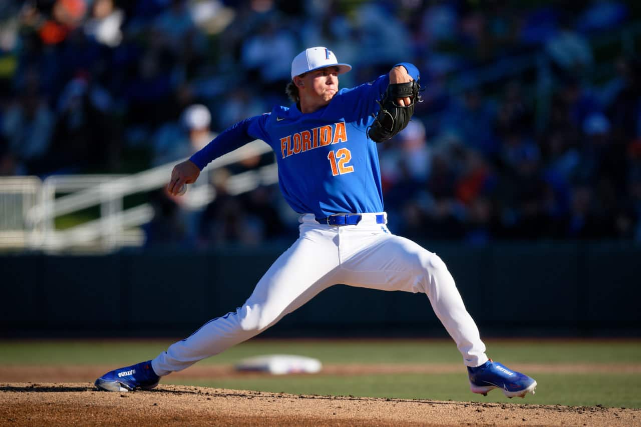 Hurston Waldrep's 13 K's help Florida beat South Carolina 4-0