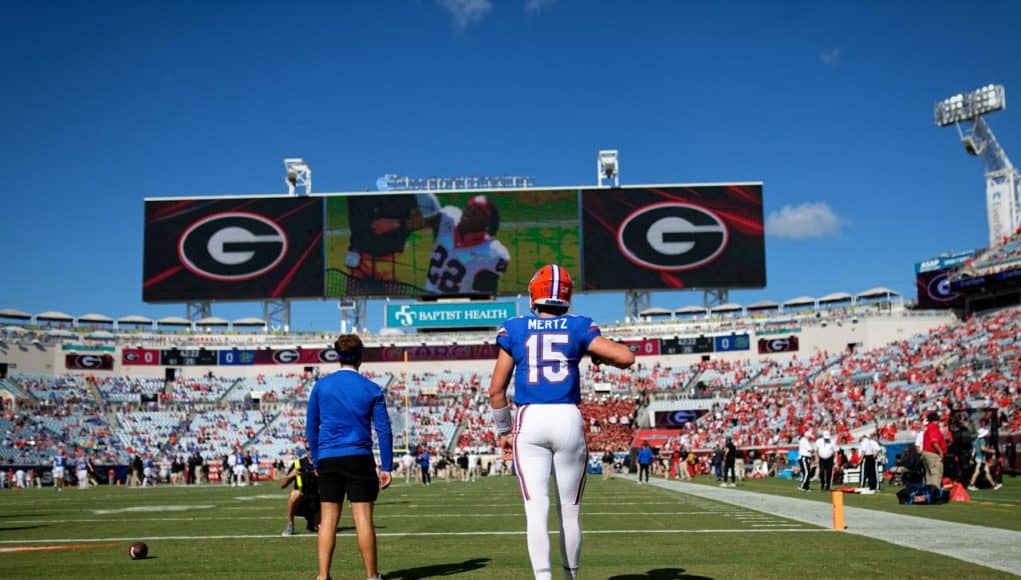 GC brings you a photo gallery from the Florida Gators' 43-20 loss to the Georgia Bulldogs on Saturday in Jacksonville.-1280x853