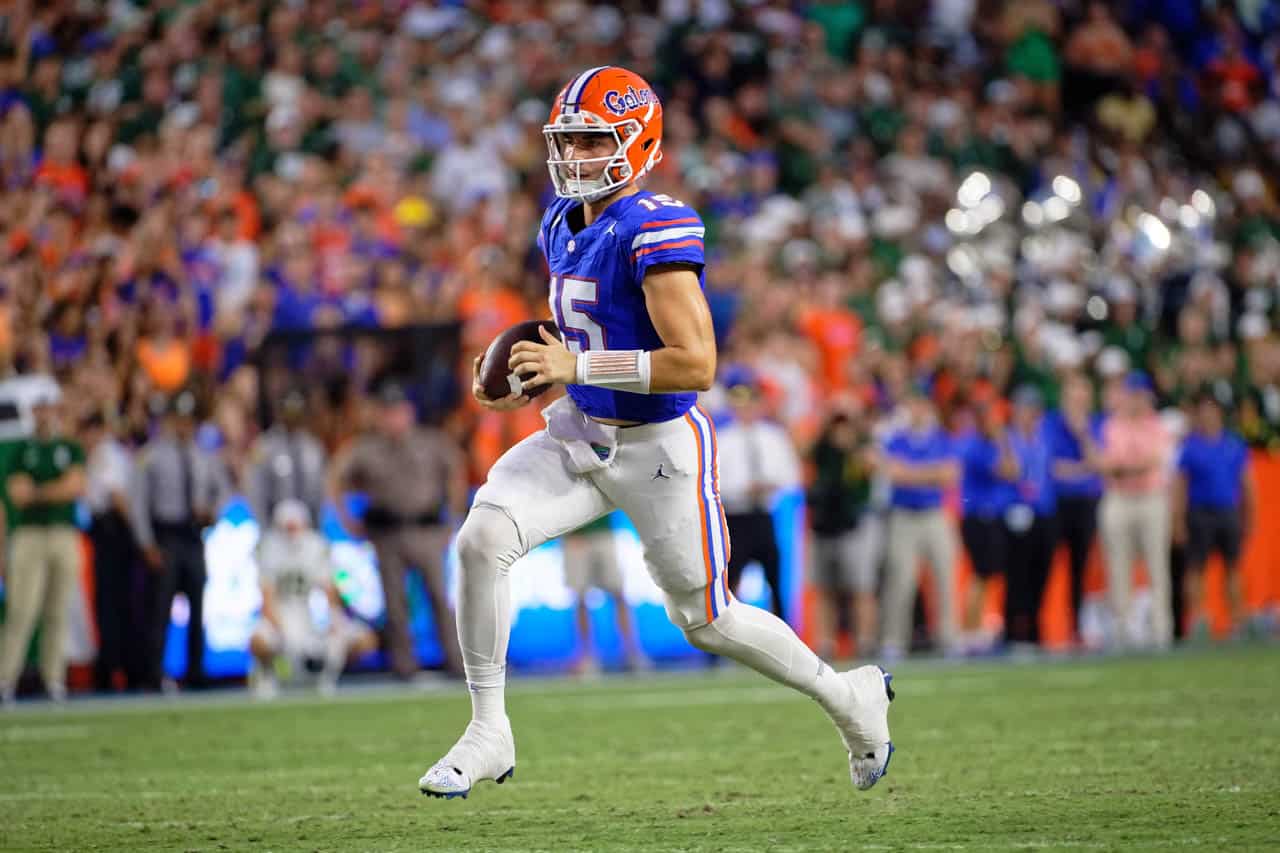 Graham Mertz focused on helping Gators, mentoring Lagway after season