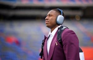 Florida Gators QB DJ Lagway before Kentucky- 1280x853