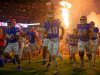 The Florida Gators run out of the tunnel before teh UCF game- 1280x853