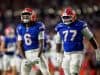 Florida Gators WR Elijhah Badger celebrates against Kentucky- 1280x853