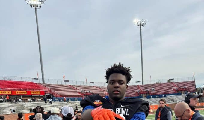 Florida Gators defensive lineman Cam Jackson at the Senior Bowl- 960x1280